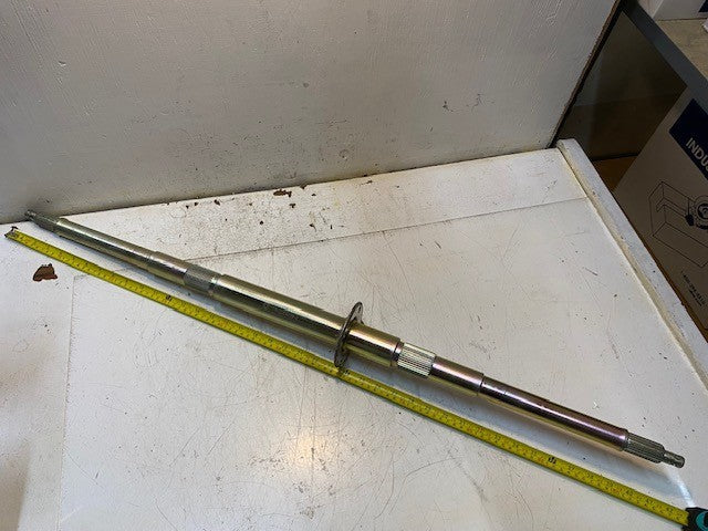 Rear Axle 179-4-04-08-C | 41-1/2" Long 16mm End 25mm Thread 24-Spline 100mm OD