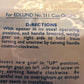 Edlund Products For Foodservice Gear S-11 | G030SP