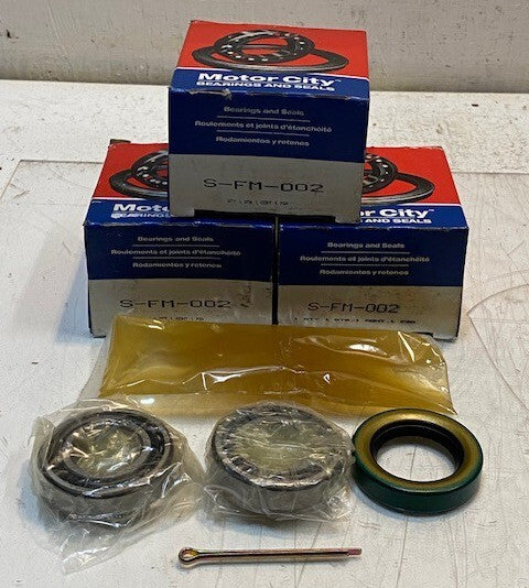 3 Quantity of Motor City Wheel Bearings S-FM-002 (3 Quantity)