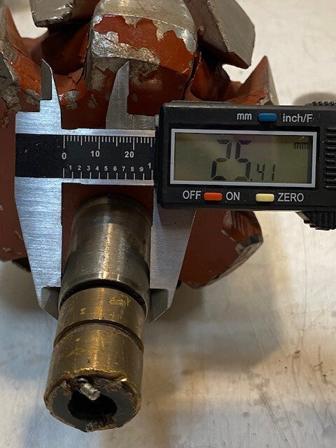 2 Qty of Alternator Rotor Generators 12-Teeth 10" L 4-3/4" OD 16mm Thread -2 Qty