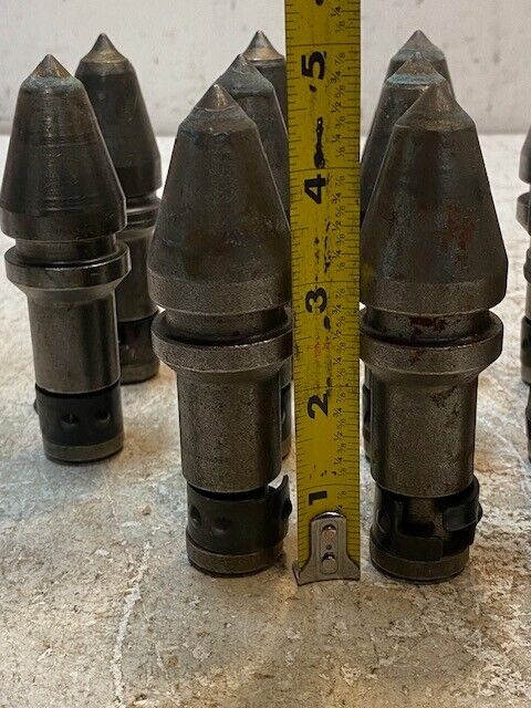 13 Quantity of Various Sizes of 4-3/4" L Carbide Auger Rock Drill Bits (13 Qty)