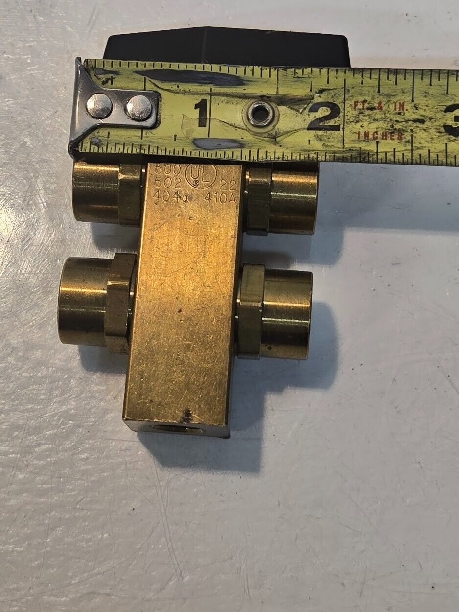 ABCO Kantleak 5 Port Stack Valve for Freon 134a | 12 500 502 22 404a 410A | 1/8"