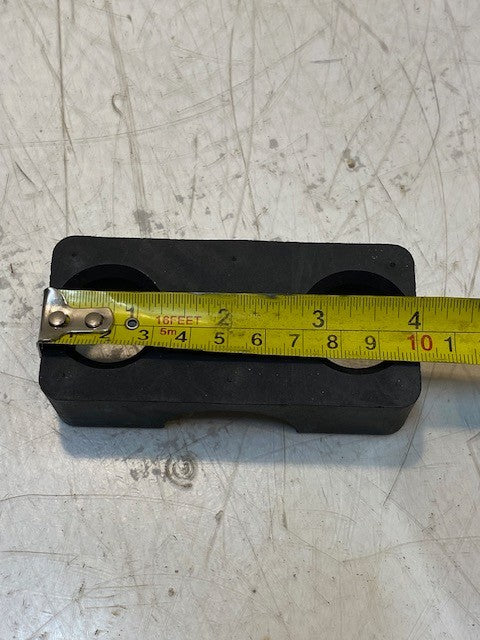 7 Quantity of Block Clamp Halves 4" Long 1-7/8" Wide 1" Thick 25mm Bore (7 Qty)