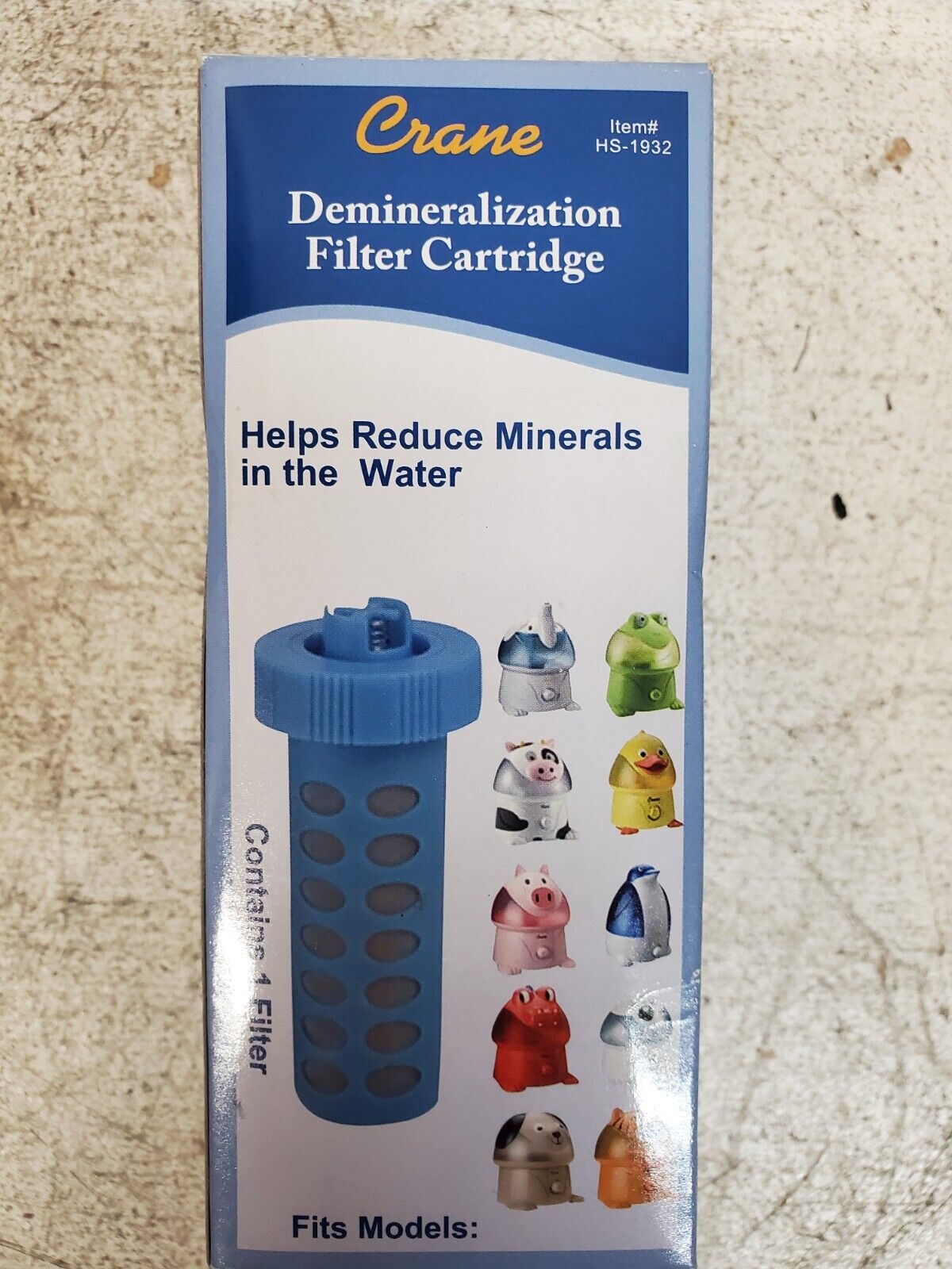 6 Quantity of Crane Demineralization Filter Cartridges HS-1932 (6 Qty)