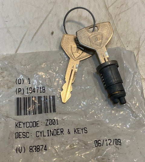 International Ignition Lock Cylinder & Keys 19471B