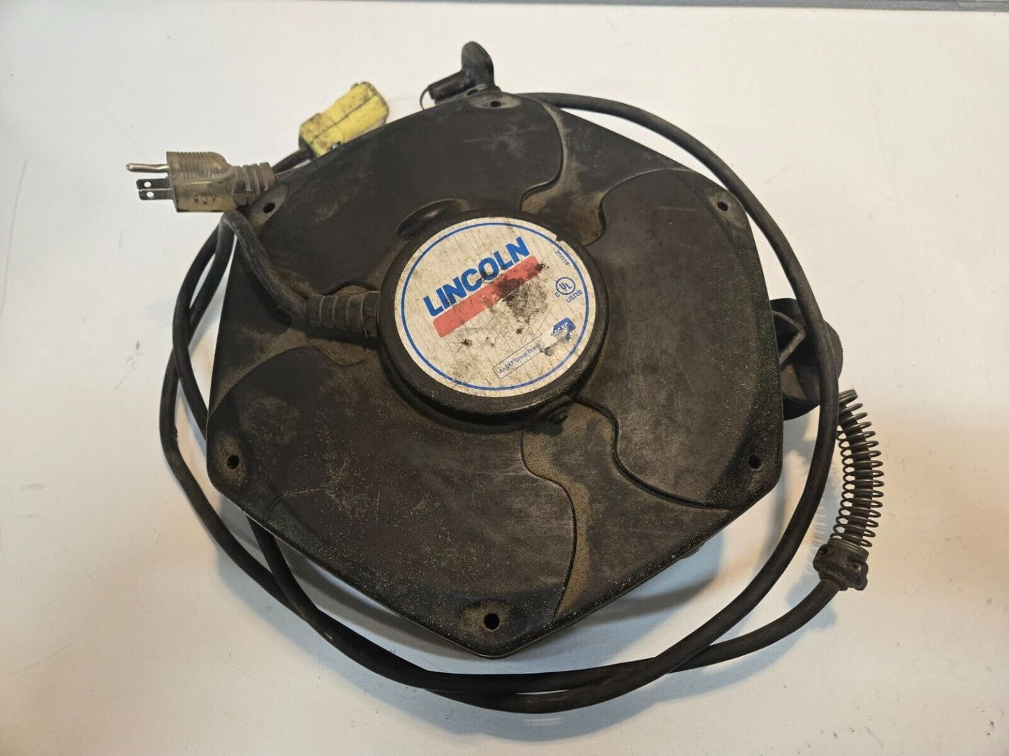 Lincoln Industrial Power Cord Reel 277513 Single Receptacle Approximately 50'