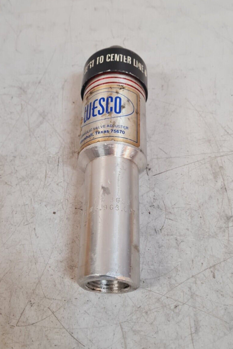 Wesco Hydraulic Valve Adjuster Model K# 3053 | Patent # 3.963.007