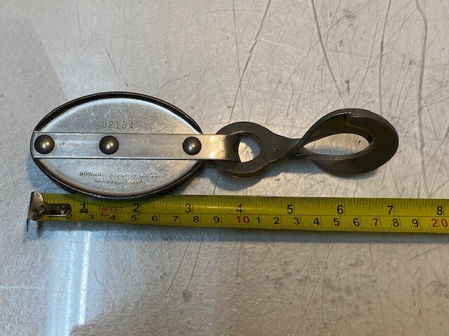 Royson 02154 Maritime Sailing Single Pulley with Scissor Hook