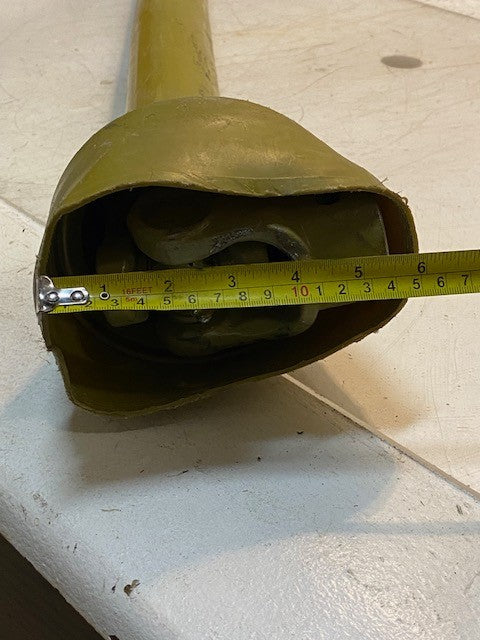 PTO Tractor Extender Drive Shaft 50" Long 32mm Bore 21mm Triangular Bore