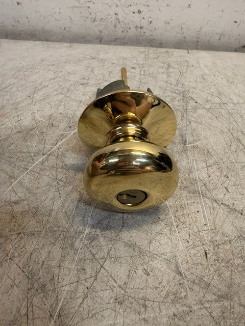 Schlage Plymouth Keyed Entry Door Knob Lockset F51-PLY-605 Replacement Kit