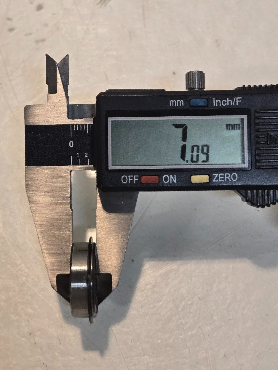 10 Quantity of GBC Snap Ring Bearings R6RS | 7/8 in OD x 3/8 in Bore (10 Qty)