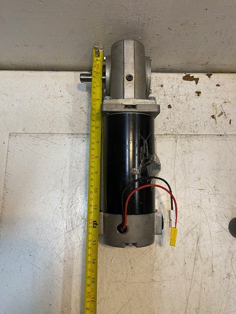 Worm Gear Motor G910105R | 16mm 1-3/4" Shaft 13" Long