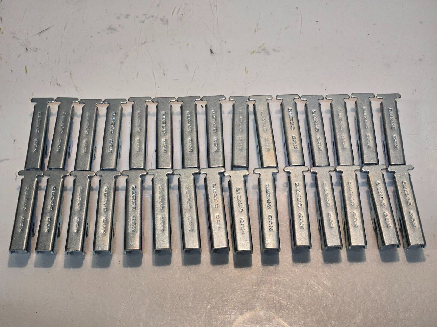 30 Quantity of Penco Box Shelving Clips 2-7/8"x7/8"x5/8" (30 Quantity)