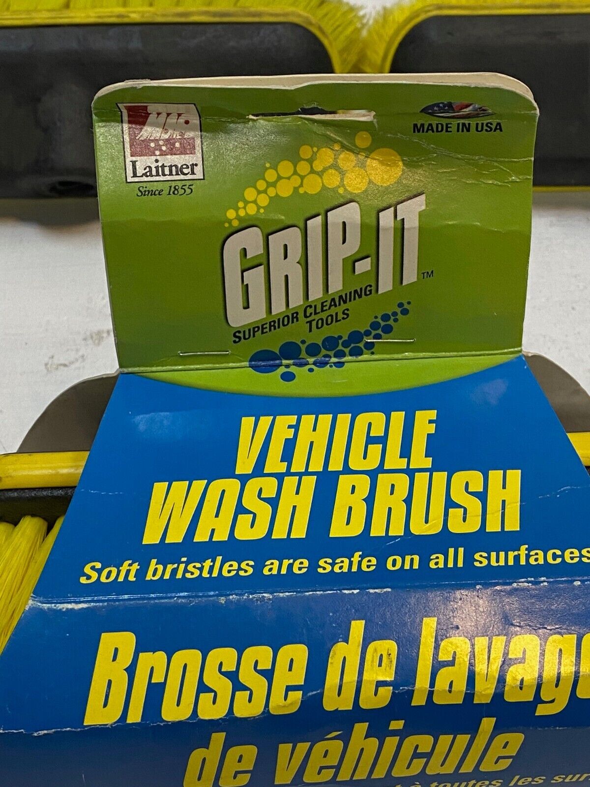 3 Qty of Laitner Grip It 8" Wash Brushes 821-2560, 809-5242, 12716 (3 Quantity)