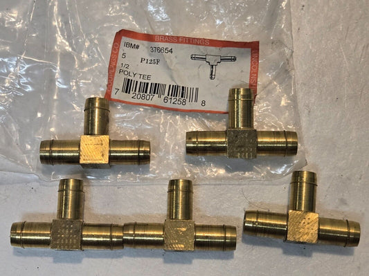 5 Quantity of Couplings Co. 1/2 Poly Tee P125F | 376654 | 720807612588 (5 Qty)