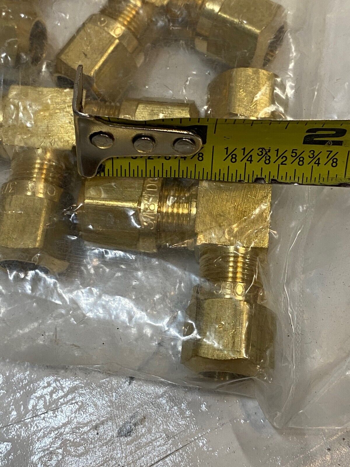 5 Pack of Imperial A/B Union Tee 3/8 Brass 90666 | 1C9579-5 (5 Quantity)