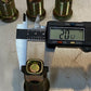 10 Quantity of Lug Nuts S 8L ON 2-1/4" Long 28mm Thread 35mm OD 17mm ID (10 Qty)