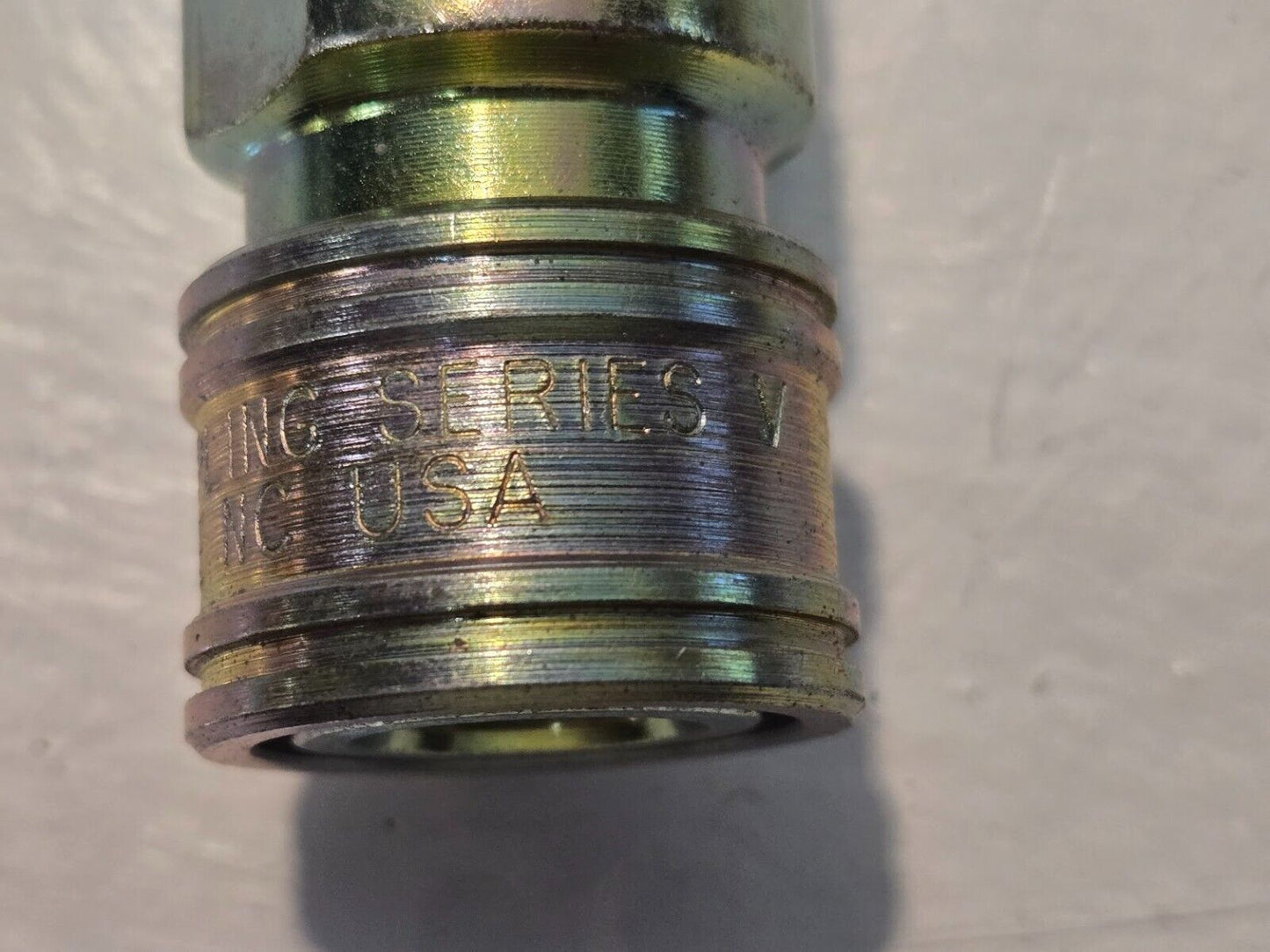 3 Quantity of Perfecting Coupling Series V Quick Connect 1/4"-18 x 1/4" (3 Qty)