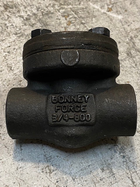 3 Qty of Bonney Forge 3/4" Class 800 Check Valves A105N | 057687-0012 (3 Qty)