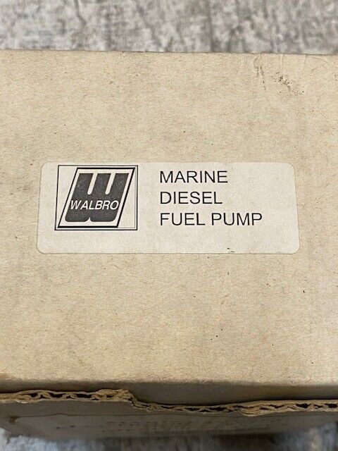 Walbro Marine Diesel Fuel Pump Model 6802