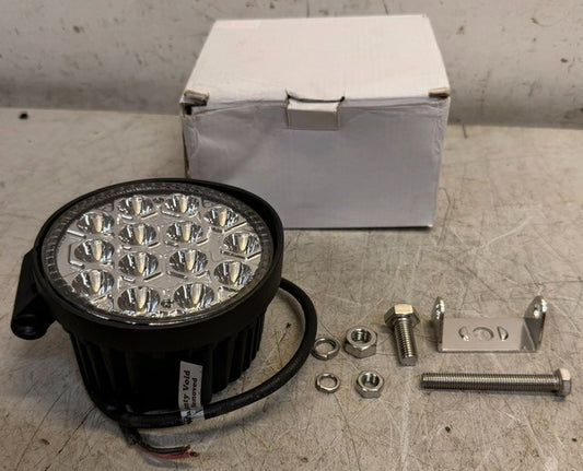 Round 4.5IN LED Off-Road Work Light 14 Diodes With Mounting Bracket & Bolts