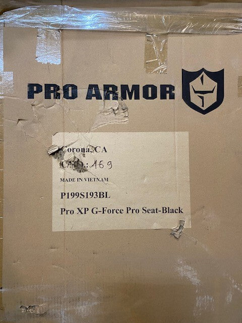 Pro Armor GForce Pro Seat P199S193BL - USED Great Condition