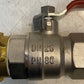 HS Univers DN25 PN30 Ball Valve w/ Brass Inlet/Outlet HS MS58