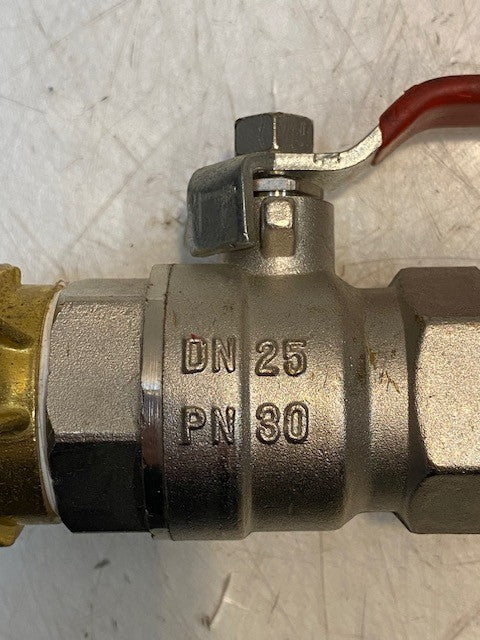 HS Univers DN25 PN30 Ball Valve w/ Brass Inlet/Outlet HS MS58