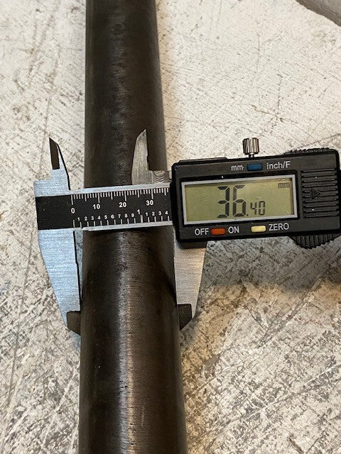 Axle Shaft 6-Lug 33-Spline 33" Long 14mm Lug Holes 42mm Shaft Dia. 36mm End