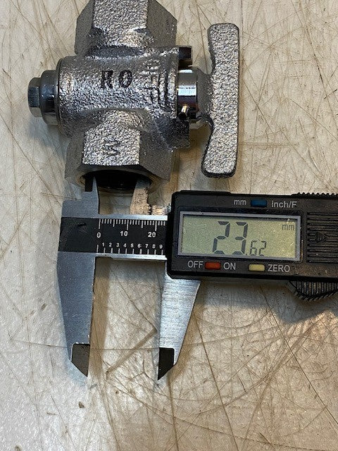 Paloma 0434 1/2" Shut Off Valve Gas Cock Lockwing Valve