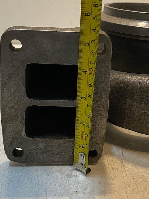 Turbine Exhaust Housing 1485 | 126mm Bore OD 98mm ID 10-3/4" L 9" H 5-3/4" W
