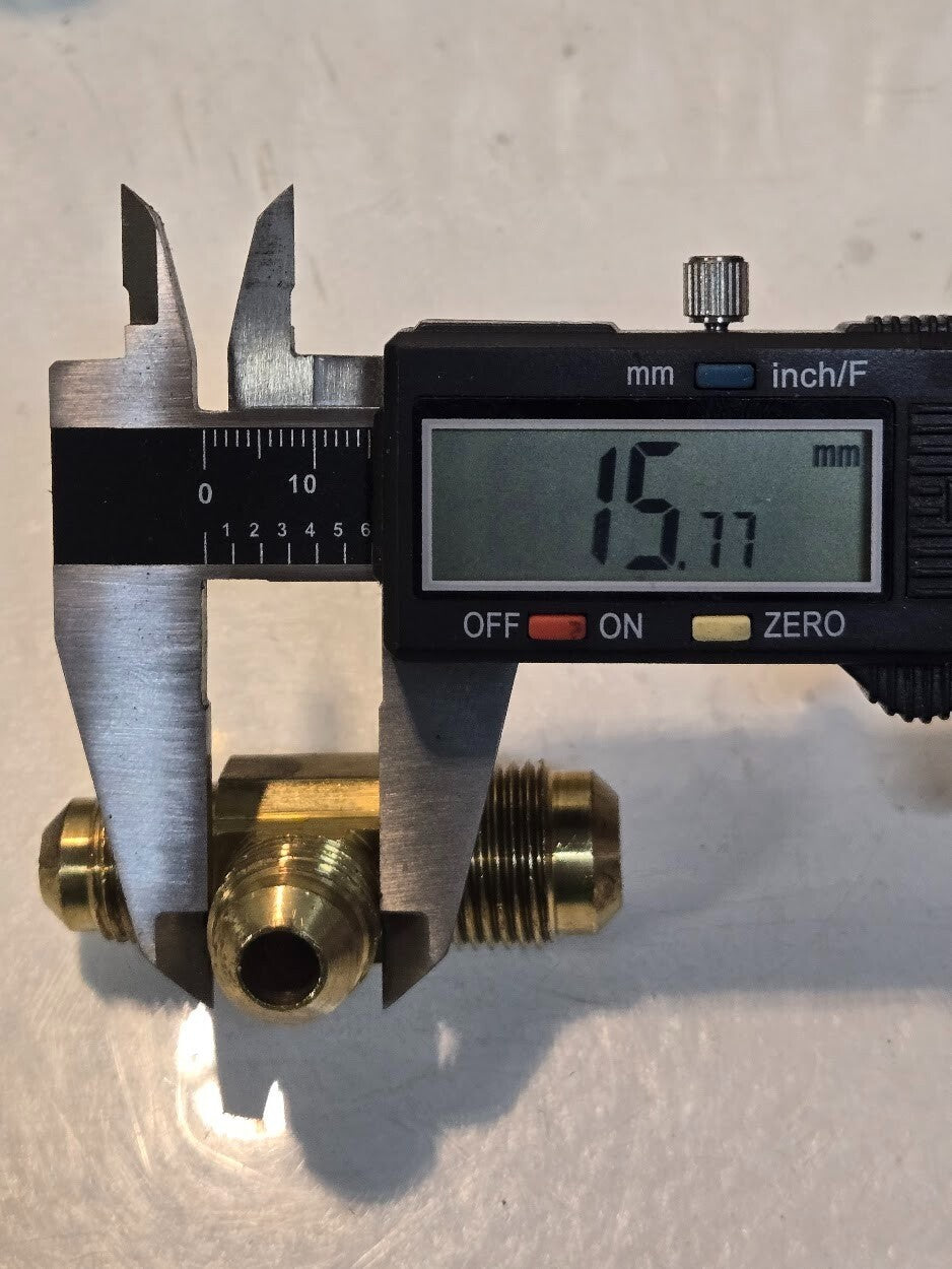 10 Quantity of BrassCraft 44-8-6-6 Flare Reducing Tees 1/2"x1/2"x3/8" (10 Qty)