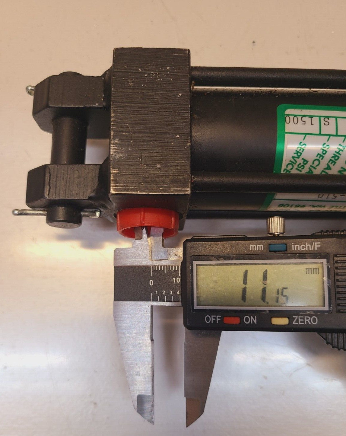 Cunningham Pneumatic Cylinder Model AO 62900-510