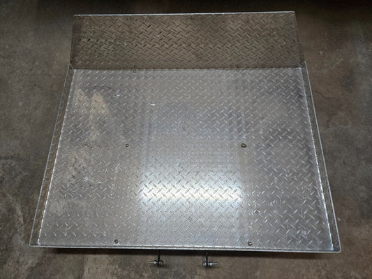 Diamond Plate Golf Cart Bed | 44" x 32" Bed | 8mm Mounting Holes | 3/8" Bolts