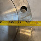 Solid Metal Pipe End Cap 12-1/2" Dia With 8 Bolt Holes 19mm 4-3/4" Height