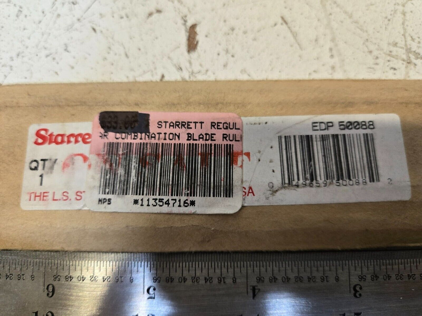 Starrett B18-4R 18" Blade Ruler