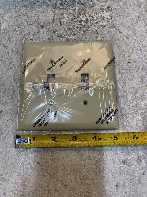 3 Boxes of 20 Quantity of Trademaster TPJ2-I Wall Plates (60 Quantity Total)