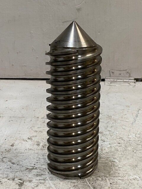 R&D 8"x3" Pointed Worm Screw for Cheese/Corn Puff Extruder Machine (K1)