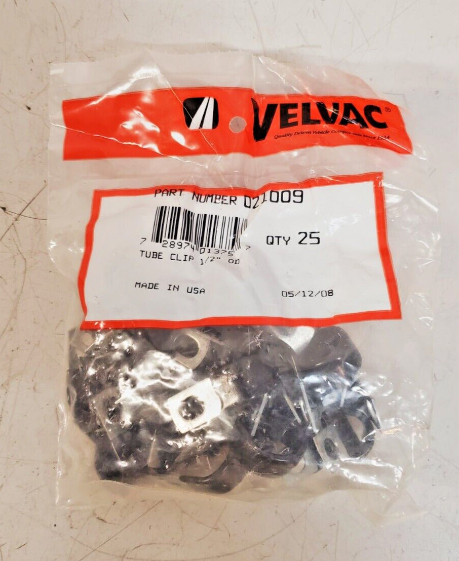 2 Packs of 25 Units of Velvac Tube Clips 021009 (50 Total Qty)