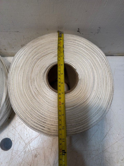 2 Quantity of Rolls 11" x 5-1/2" of Woven Polyester Cord Strapping 3/4" (2 Qty)