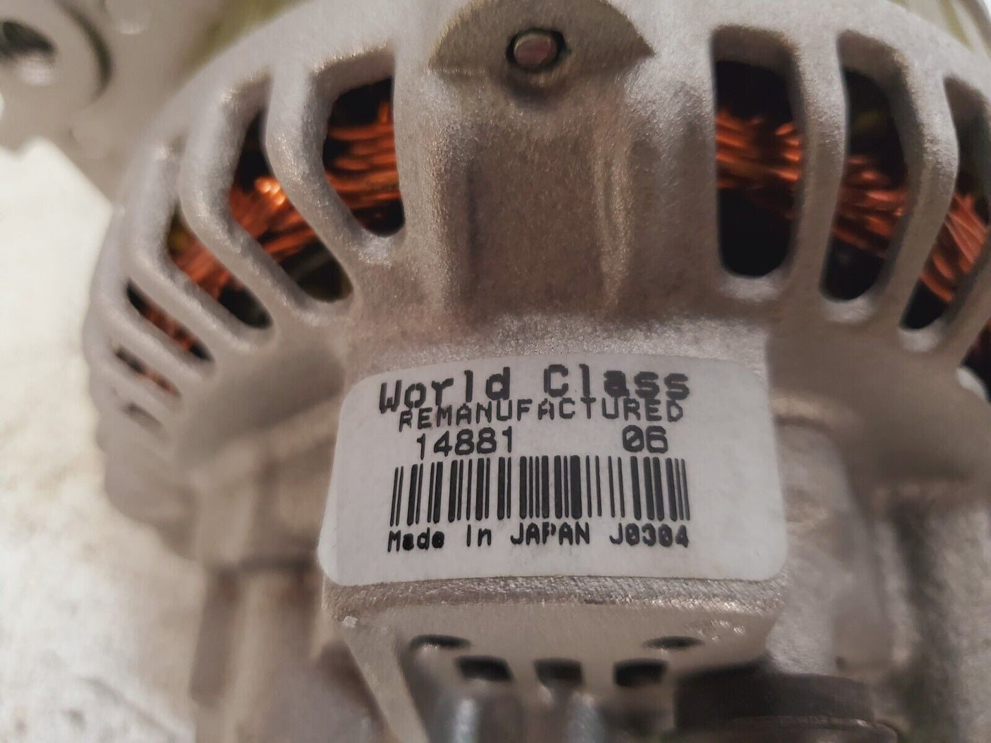 World Class Remanufactured Alternator 14881 06 | J0304 | 06881818030114