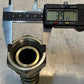 2 Quantity of Hydraulic Hose Fittings 4-1/4" H 33mm OD 23mm ID 50mm Hex (2 Qty)