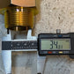 Chicago Fitting Flexible Gas Meter X-Riser XR-27H-20-36-ZDC 40-1/2" Long 60mm OD