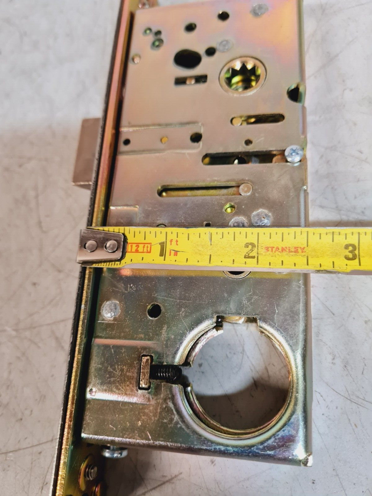 Accurate Stamford Conn Mortise Lock 179462 | 8648 1 3/4 L x L US15 RH HUBS .312