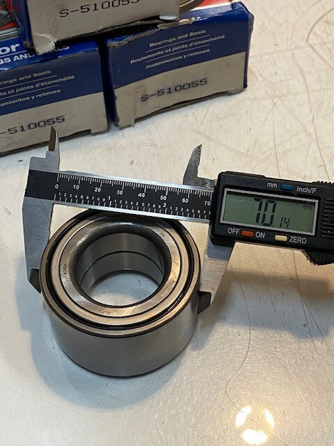 3 Quantity of Motor City Wheel Bearings S-510055 | 51720-29XXX (3 Quantity)