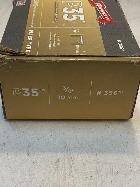 12 Quantity of Arrow #356 P35 3/8" 10mm 5,040 Staples Plier Type (12 Quantity)
