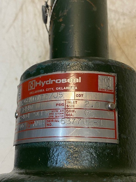 Hydroseal 12G8M0V00/J5 Safety Pressure Relief Valve HSV | ML WCC