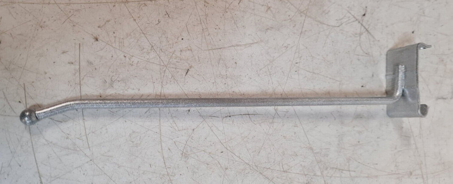 4 Quantity of Pair of Aluminum Alloy Hooks For Stores 8" Length (8 Units Total)