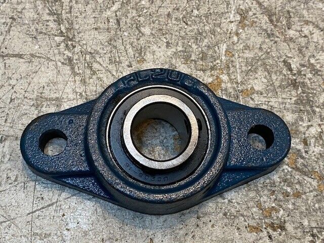 Flange Bearing 2-Bolt PL205 25mm Bore 12mm Holes 5-1/8" Long UC205-16