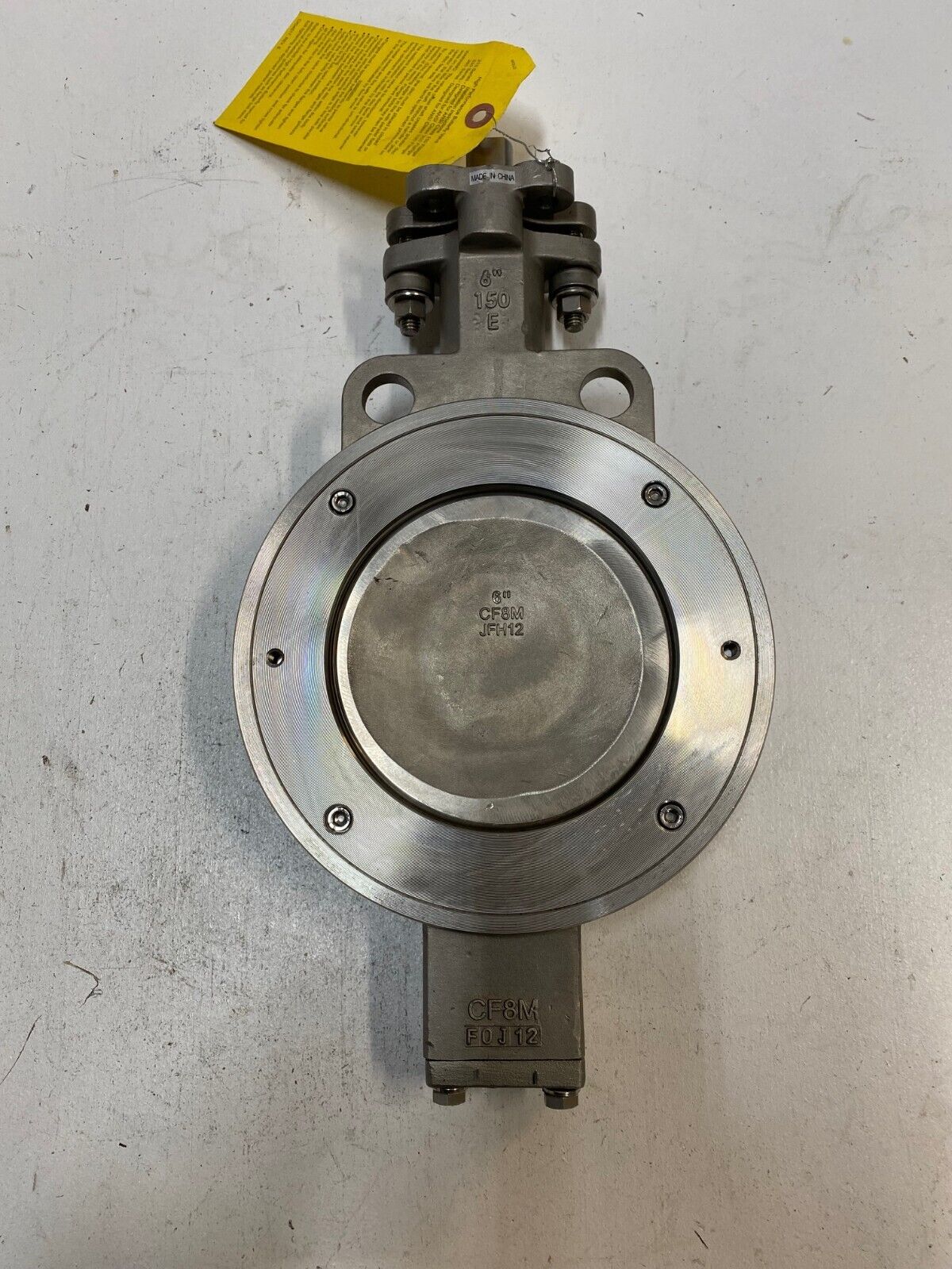 Apollo 215W06SSP8TA1 6" 150E Butterfly Valve CF8M F0J12 Y2 15073